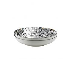 Denby Azure, Porcelaine, ChrysanthÃ¨me, 2 Bowls