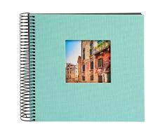 Goldbuch Bella Vista Album Photo à Spirales, Aqua, 40 mm