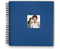 Zep SW2520B Swiss Album Photo Traditionnel Spiral avec 40 Pages Bleu 25 x 25 cm