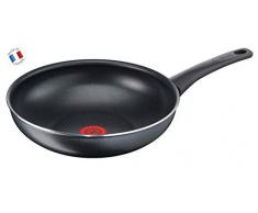 Tefal C3671902 Elégance Wok, Aluminium, Noir, 28 cm