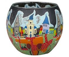 Him CC03 photophore Verre Sunday, Multicolore