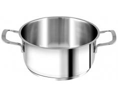 H&H Elodie Faitout avec Fond Induction, Acier INOX, 28 cm