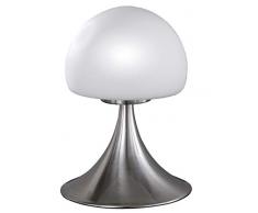 Wofi 857901640000 Barney Lampe de Table G9 28 W Nickel Mat 22 cm