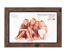 Inov8 12 x 20 cm-Cadre Photo Lot de 2 Dessous de Plat Rustique en Bois de frêne