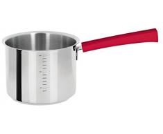 Cristel - CHG14MF Casserole haute graduée inox 14cm - Collection Mutine.