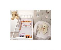 Soleil dOcre Ensemble couette + coussin brodÃ©s TRAIN parme