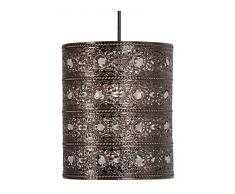 Oaks Lighting Marley-Easy Fit Suspension en verre Finition cuivre Antique avec gouttes