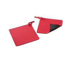 Moha 81527 Duo Protector Maniques Néoprène Rouge/Noir 17,5 x 17,5 x 1 cm