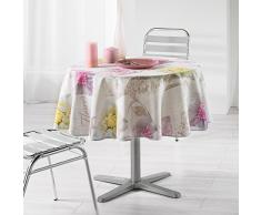 LHarmonie du décor Romantic Flower Nappe Imprimé Polyester 180 x 180 x 180 cm