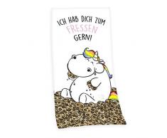 Herding PUMMELEINHORN Serviette de Bain, 150 x 75 cm, Coton, Multicolore