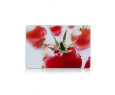 Zeller 26260 Tomato Planche Ã dÃ©couper en Verre Illustration tomates 30 x 20Â cm