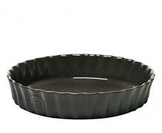 Emile Henry Plat Ã Tarte CÃ©ramique Noir Fusain 24 x 24 x 5 cm