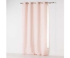 douceur dintÃ©rieur rideau a oeillets 140x280 cm microfibre absolu rose pale