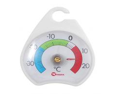 Metaltex 298041 Thermomètre de réfrigérateur congélateur Glacio en plastiqué, Acier Inoxydable, Multicolore, 5 cm
