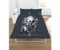 ASSASSINS CREED Parure de lit en Polycoton Multicolore pour lit Double