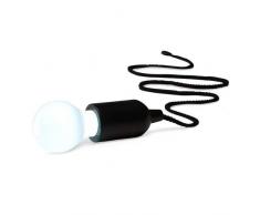 eBuyGB Lampe Portable rÃ©tro Ã Piles avec Cordon de Serrage pour Garage, Jardin, loft Camp, Noir