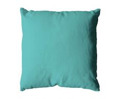 Enjoy Home Coussin 40 x 40 , 400g Bleu Vert Coton