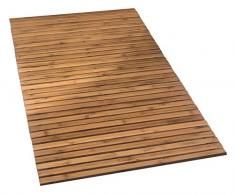 Kleine Wolke 4072202207 Level Tapis de bain Bambou Nature 50 x 80 x 2 cm