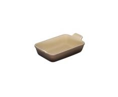 Le Creuset 91004719222100 Plat à Gratin Individuel Céramique Terre Naturelle 1,08 L 24/19 cm
