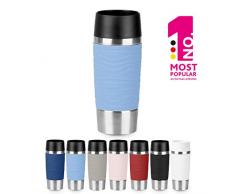 Emsa N2010700 Travel Mug Waves Mug Isotherme Bleu Pastel 0.36 Litres
