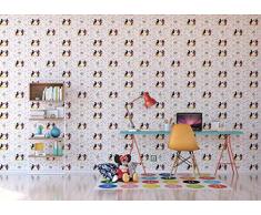 AG Design WPD 9733Â Disney Mickey Mouse, 0,5Â x 10,05Â mÂ âÂ 1Â Rouleau Papier Peint intissÃ©, Non tissÃ©, Multicolore, 0,1Â x 56Â x 10,08Â cm