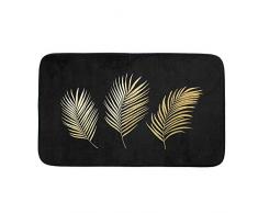 douceur dinterieur ORBELLA TAPIS DE BAIN, Noir, 45 x 75 CM