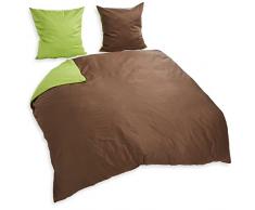 Eurofirany Parure de lit, Vert, 200 x 220 cm