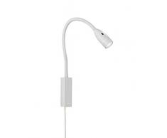 Fischer&Honsel Sten Lampe de lit en mÃ©tal Blanc 5 W