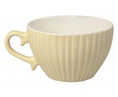 Excelsa Parisienne Tasse Jumbo 400 ML, Porcelaine, crème, 11.5 x 11.5 x 7.2 cm
