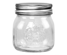 Saveur et Degustation KS9206 Bocal à Confiture Verre Transparent 9 x 8 x 8 cm 250 ml,lot de 6