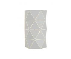 Lucide 21209/02/31 Otona Applique Murale, MÃ©tal, E14, 40 W, Blanc, 15 x 8 x 20 cm