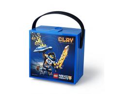 Boîte à lunch LEGO NEXO KNIGHTS avec poignée, boîte de rangement portable, bleu