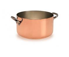 Agnelli Grande Cocotte avec Deux poignÃ©es Base Induction diamÃ¨tre de 240Â mm alcu104pi24Â Code