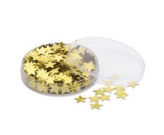 eBuyGB Ã©toiles Confettis de Table, Plastique, dorÃ©, Pack of 1