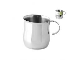 HABI Pot à Lait, 750 ML, Acier Inoxydable, 14 x 10 x 12 cm