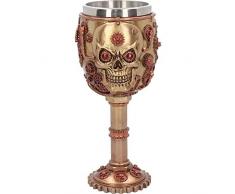 Nemesis Now Head Gear Gobelet 22 cm Bronze Taille 19,3 cm