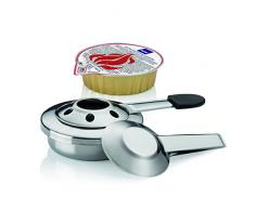 Kela 63067 set brûleur à fondue + 1 pâte, acier inoxydable 18/10, Vesuv