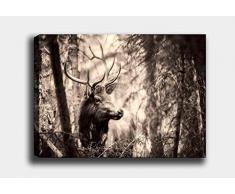 Bonamaison Peinture sur toile, multicolore, 40 x 60 cm - Conçu et fabriqué en Turquie