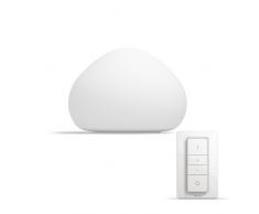 Philips Hue WellnerÂ Lampe de Table White Ambiance E27 9,5Â W [Interrupteur avec Variateur Inclus], Lampe ConnectÃ©e - Lampe Led - Compatible avec Apple Homekit, Alexa