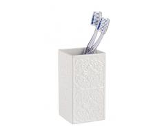 Wenko Gobelet en céramique Cordoba Blanc, 6,5 x 6,5 x 12,5 cm