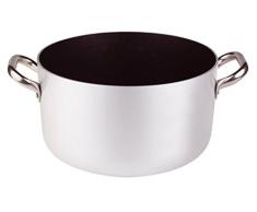 Agnelli Casserole avec revêtement Anti-adhésif Haute Épaisseur 3 mm, avec 2 poignées diamètre : 160 mm Cod. alsa104s16