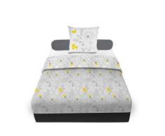 Soleil docre Lisa lit, Parure de Drap, Coton, Blanc, 180 x 290 cm