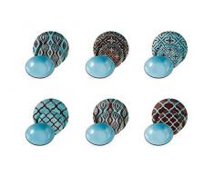 Villa DEste Home Tivoli 2190653 Service de table Glamour