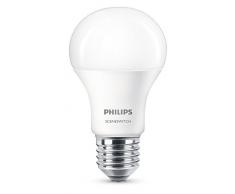 Philips Ampoule à vis Edison à interrupteur de scène LED E27, avec 2 réglages de couleur chaud-froid (4000 K), 9.5 W (60 W)