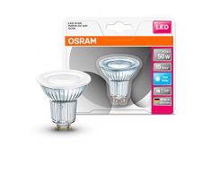 Osram LED STAR PAR16 / Spot LED, Culot GU10, 4,3W Equivalent 50W, 220-240V, Angle : 120Â°, Blanc Froid 4000K, Lot de 1 piÃ¨ce