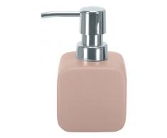 Kleine Wolke 5066413854 Distributeur de Savon Cubic en Rose, Céramique, 20x20x5 cm