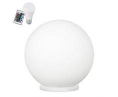 EGLO 75362 Lampe de table, Plastique, 6 W, WeiÃ