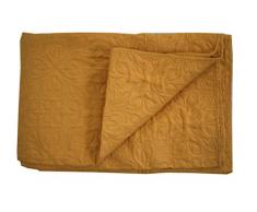 Linder 5053/37/835 Plaid Polyester Safran 150 x 150 cm