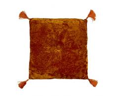 Thedecofactory 383000 Coussin, Polyester, Orange, 38 x 40 x 3 cm