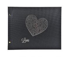 Exacompta - 60054E - Album Photos à Vis Harmony - 40 Pages Noires - 37 x 29 cm - Noir